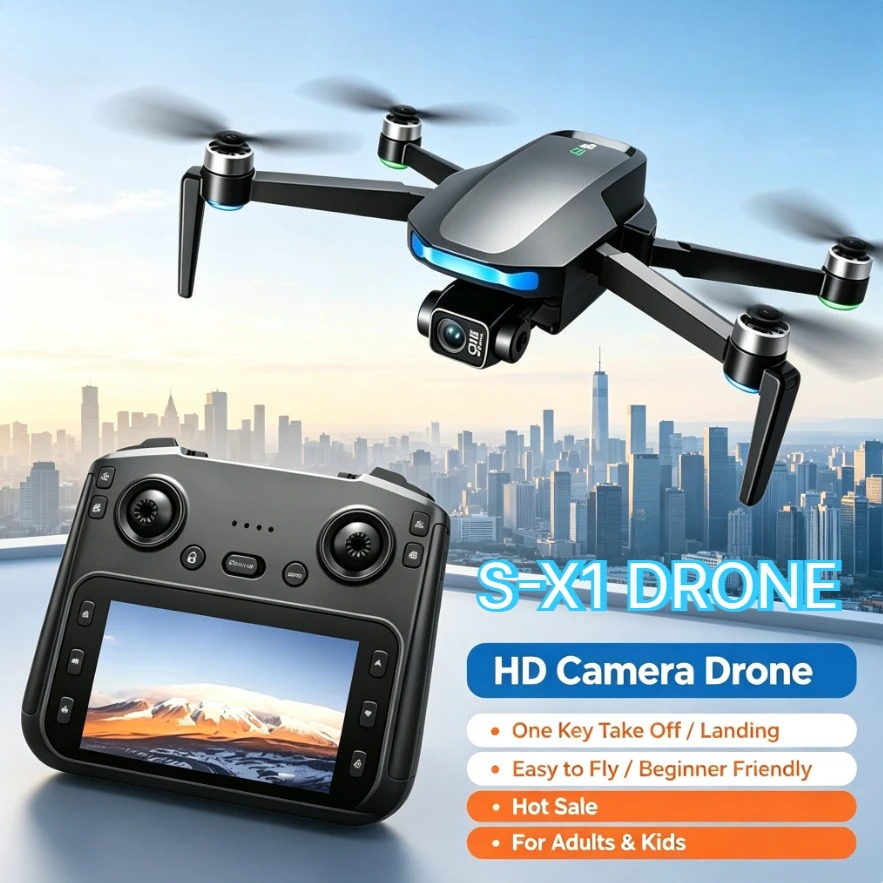 Drone Gimbal 3 Axis - Original S-X1 GPS Drone 8K HD
