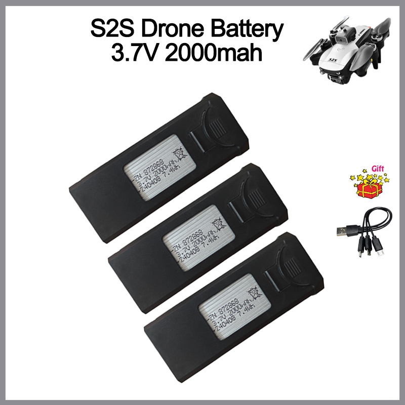 Eachine Drone E58 - S2S Drone Battery 3.7V 2000mAh For