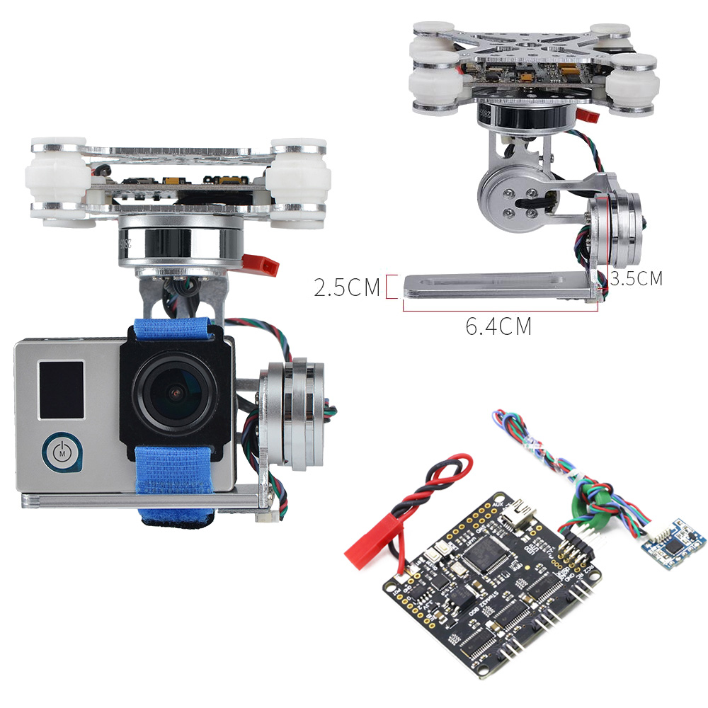 RCTOSKY 3-Axis Brushless Gimba - Drone Gimbal Mount 评论和价格